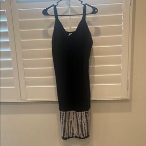 Prana Vintage Brown Tie-Dye Dress